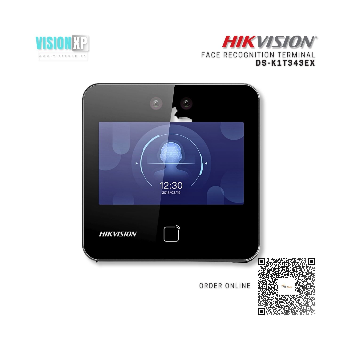 Hikvision DS-K1T343EX Face Recognition Access Control Terminal