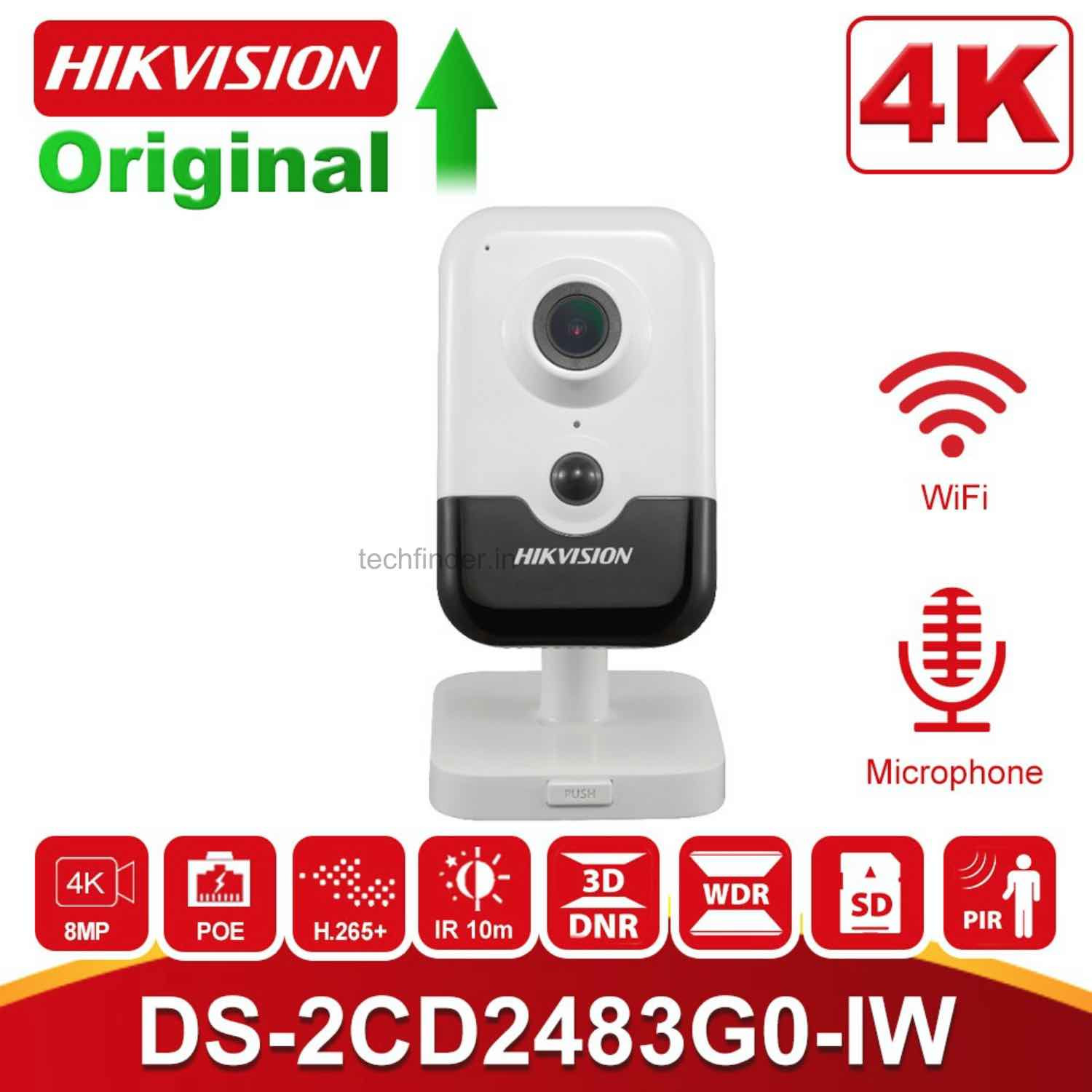 Hikvision DS-2CD2463G0-I(W) 6MP IR Wi-Fi Fixed Cube 5G Ip Camera