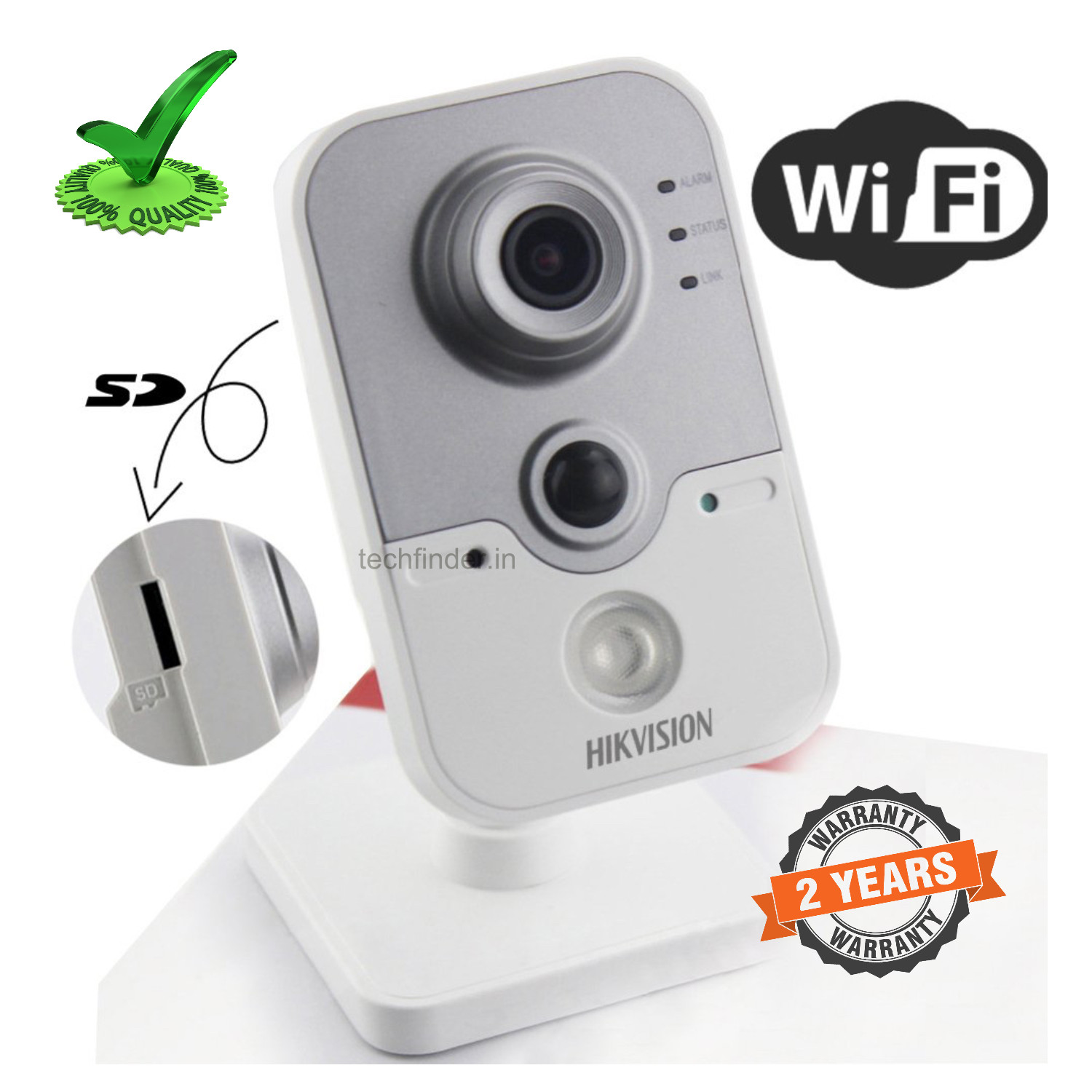 Hikvision DS-2CD2442FWD-IW 4mp WDR Wi-Fi 5G Network Cube Camera