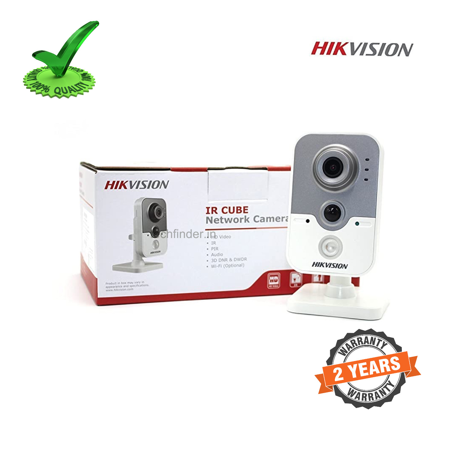 Hikvision DS-2CD242PF-I(W) 2mp 5G Wi-Fi Alarm Pro Cube Camera